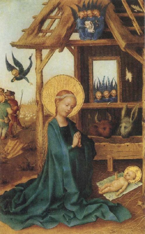Stefan Lochner Adoration of the Child oil painting picture